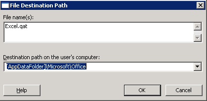 File Destination Path