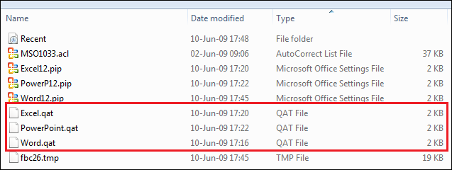 QAT files
